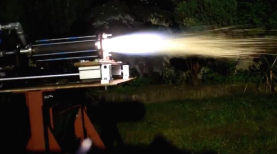 Students from the Warsaw University of Technology constructed a liquid-fuel rocket engine